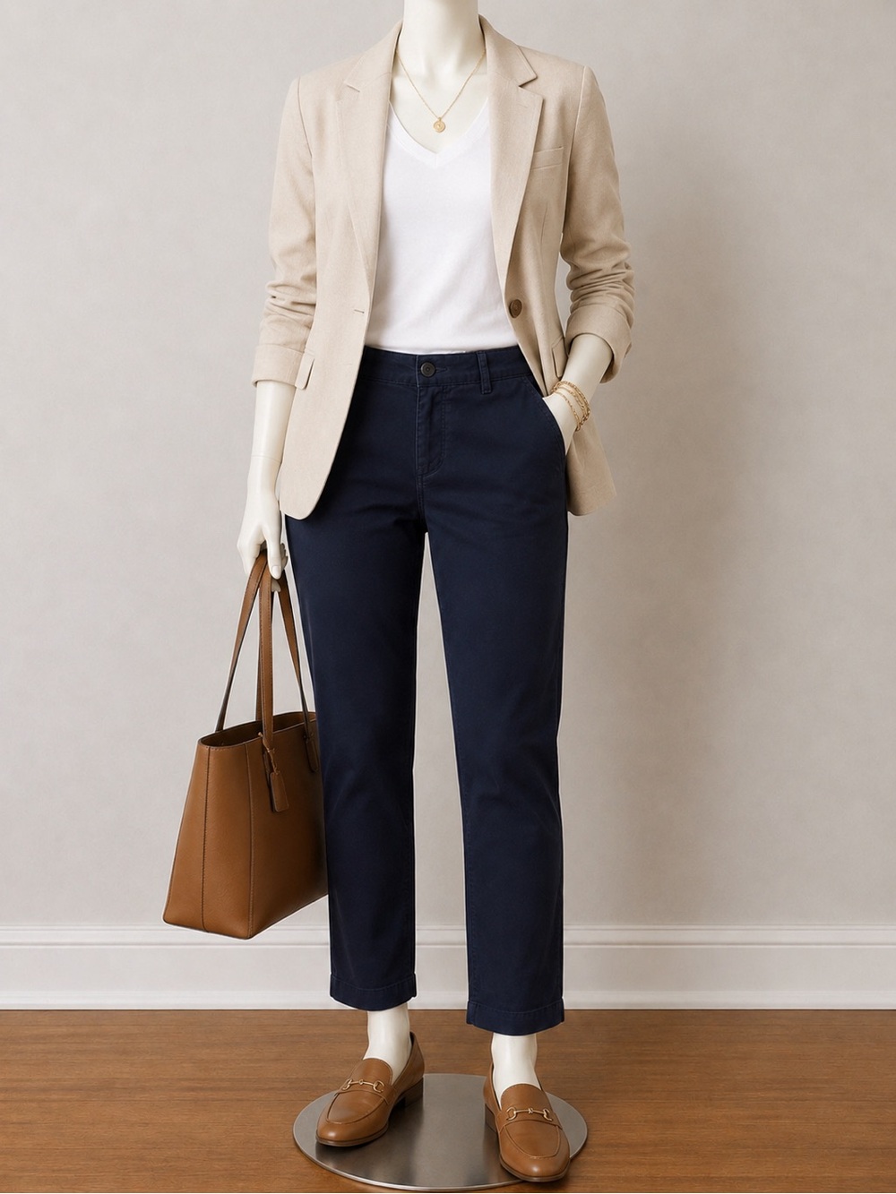 Boden Richmond Navy Chinos 10R Slim 7/8 Preppy Classic Workwear Pants Like New